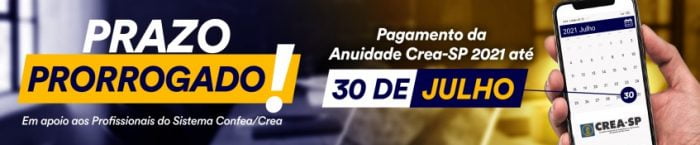 Anuidade 2021: pagamento prorrogado até 30 de julho